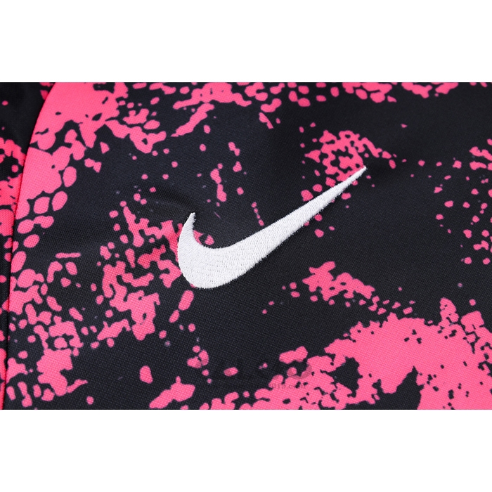 Tuta da Track di Felpa Paris Saint-Germain 2022-2023 Nero e Rosa